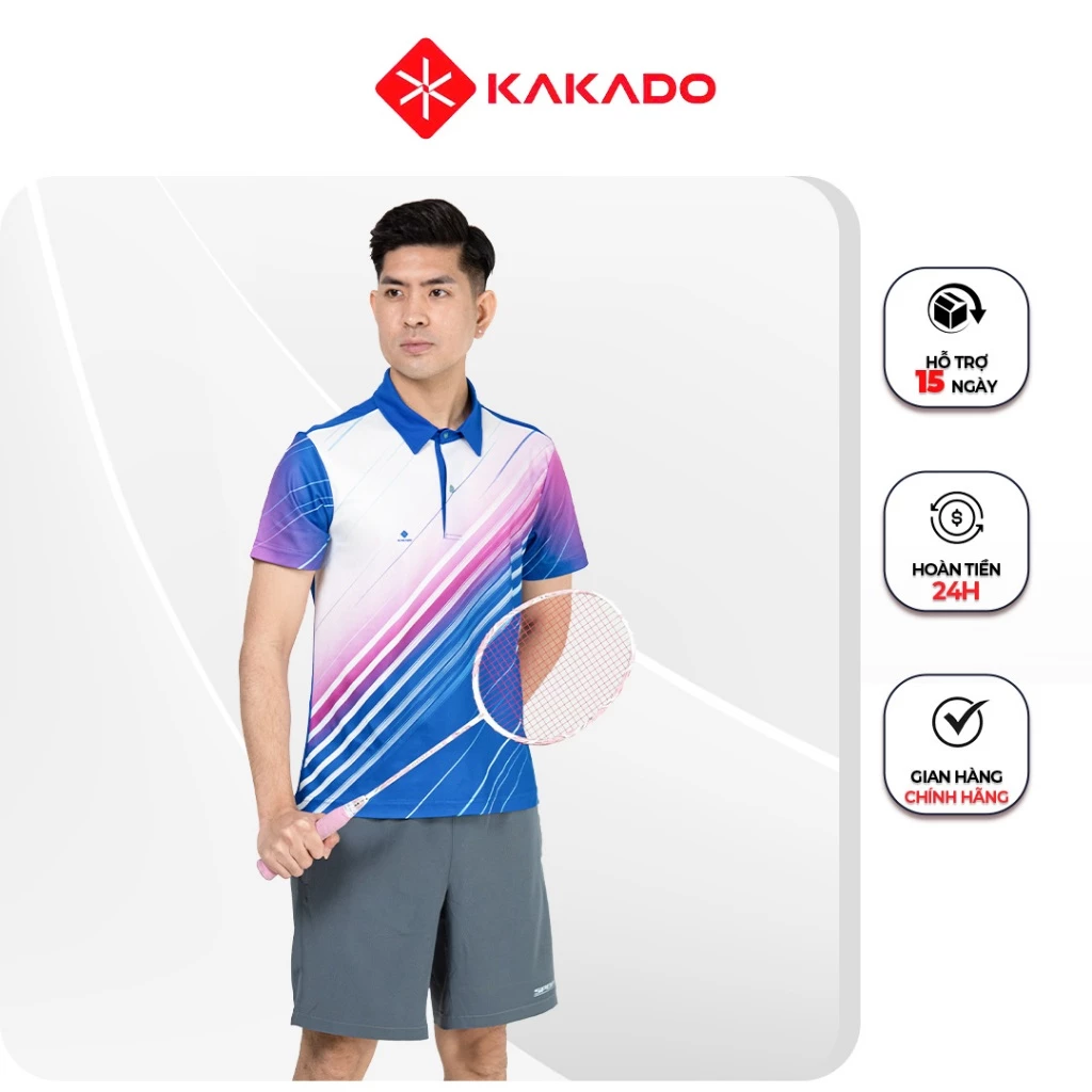 Set bộ thể thao nam KAKADO màu tím xanh siêu nhẹ, chất vải thun lạnh, co giãn, thấm hút tốt[MÃ KD04]